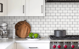 10pcs, Marble Peel and Stick Backsplash Tiles for Kitchen Walls Bathroom Countertops, 12 Inch*12 Inch, Adhesive Glazed Ceramic Surface,rproof