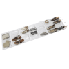 (2 pack) 26-Pocket Clear PEVA Hanging Shoe Organizer
