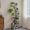 Plant Stand Indoor with Grow Lights, 63 in Tall 9-Tier Lighted Plant Shelf, Metal Corner Plants Holder, 3 Timer & 10 Brightness