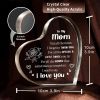 Gifts for Mom Birthday, I Love You Mom Acrylic Keepsake - Birthday Gifts for Moms from Daughter Son, Best Christmas Mother's Day Present