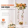 10PCS 23.6inch High Wedding Flower Stand, With Acrylic Laminate,Acrylic Vase Column Geometric Centerpiece Stands