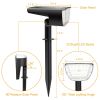 32 LED 800LM Solar Landscape Spotlights, 150° Wide Beam Solar Garden Lights with 3 Brightness Modes