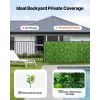 Artificial Plant Wall, 40 x 120 in Artificial Boxwood Panels, Sun Protection Greenery Backdrop Privacy Hedge Fence, Fake Grass Screen for Wedding