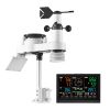 7-in-1 Wireless Weather Station, 7.5-Inch VA Display, Solar Powered Outdoor Sensor, Rain Gauge, Indoor Outdoor for Weather Forecast, Temperature