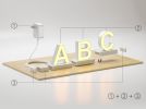 Magnetic LED Light Capital Letter, (A) H3.7" 3000K