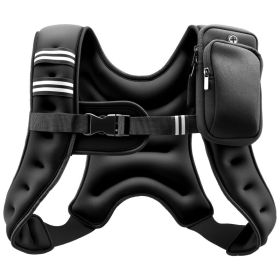 Weighted Vest, 6 Lbs Body Weight Vest For Men Women, With Reflective Stripe, Adjustable Buckle, Workout Equipment For Strength Training, Running, (Option: default)