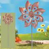 1pc Wind Spinner With Garden Stake; Kinetic Wind Spinners Outdoor Garden Stake For Yard And Garden