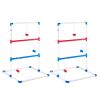 The ladder ball and golf throwing ball set is used for the ladder throwing game and includes 6 balls, a scoring board and a portable bag.