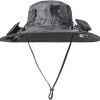 Solar Fan Hat Rechargeable 2Detachable Solar Fans,Water-Repellent Wide Brim Bucket Hat, Outdoor Camping Hiking Golf Sun Hat