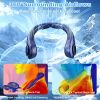 Portable Neck Fan that Blow Cold Air, LED Display, Rechargeable Hands-Free Wearable Cooling Personal Fan, 5 Speed, Neck Support