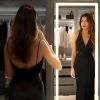 3 Color Lighting Mirror with LED Lights, 64"x21" Lighted Floor Standing Mirror with Stand, Wall Mounted Hanging