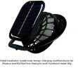 Solar Fan Hat Rechargeable 2Detachable Solar Fans,Water-Repellent Wide Brim Bucket Hat, Outdoor Camping Hiking Golf Sun Hat