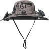Solar Fan Hat Rechargeable 2Detachable Solar Fans,Water-Repellent Wide Brim Bucket Hat, Outdoor Camping Hiking Golf Sun Hat