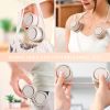 Neck Fan, Portable Bladeless Neck Fans, 4000mAh Foldable Rechargeable Bladeless Fan, 3 Speeds & Enhanced Cooling Power
