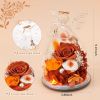 Gifts for Mom Birthday Gifts for Women Preserved Rose Forever Flower in Glass Angel Figurines Fresh Flowers for Delivery Anniversary Mothers Day Real