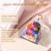 Gifts for Mom Birthday Gifts for Women Preserved Rose Forever Flower in Glass Angel Figurines Fresh Flowers for Delivery Anniversary Mothers Day Real