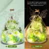 Gifts for Mom Birthday Gifts for Women Preserved Rose Forever Flower in Glass Angel Figurines Fresh Flowers for Delivery Anniversary Mothers Day Real