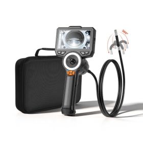 4-Way Articulating Endoscope With Light, True 1080P HD Industrial Borescope Inspection Camera With Articulated Probe, Flexible Snake Scope Cam Fo (Option: default)