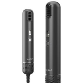 Mini Hair Dryer - Portable Travel Size Hair Dryer, 110,000 RPM For Fast Drying, 1000 Million Ionic For Smoothing, 0.55lb Lightweight Mini Size, Low No (Option: Gray)