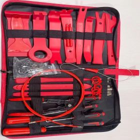 Car Interior Removal Tools Trim Pry Removal Tools Car Removal Tool Kits Door Panel Radio Stereo Audio Dashboard Terminal Repair Kits. Pry Tools, Door (Option: 42pcred)